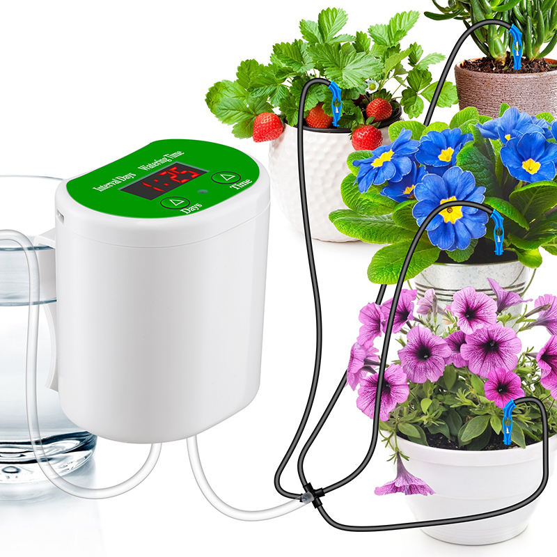 Smart Garden Tools - Akıllı zamanlı bir otomatik çiçek suluk,