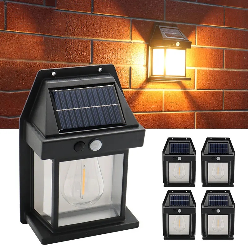 Smart Garden Lanterns - Güneş Tungsten gece lambası akıllı hareket