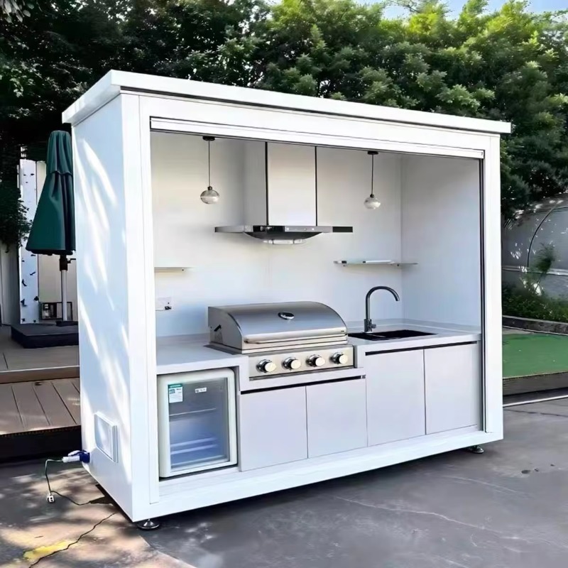 Smart Garden Kitchen - Geri çekilebilir gölgelikli, paslanmaz çelik su