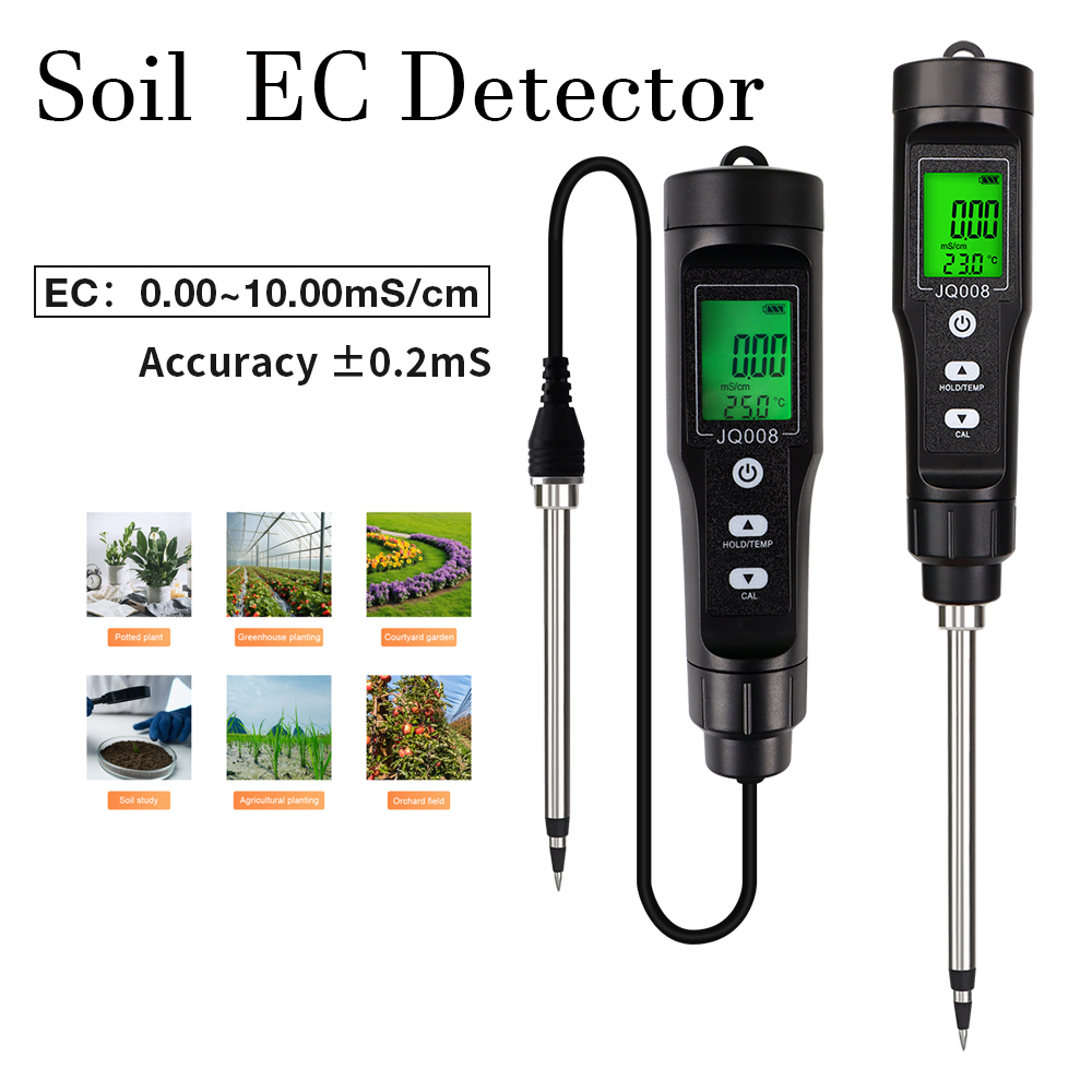 Soil Test Digital - 2'si 1 arada Toprak EC/Sıcaklık Dedektörü