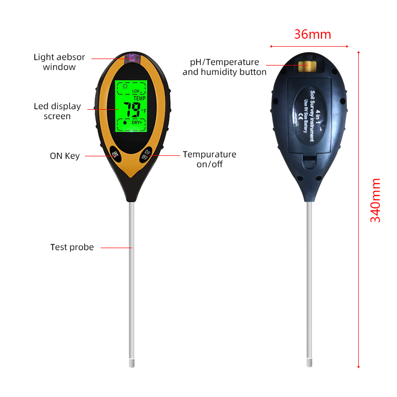 Toprak PH Ölçer Test Cihazı To - Soil Test Digital incelemesi ve fiyatı
