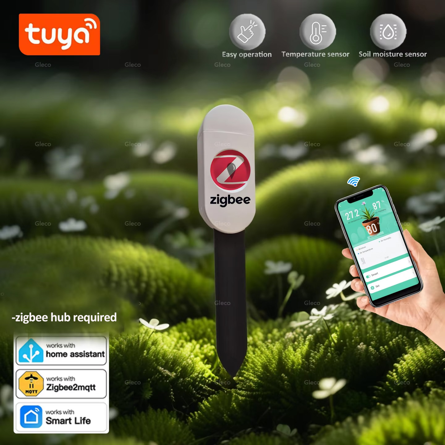 Tuya Akıllı Yaşam Zigbee Topra - Smart Garden Tools incelemesi ve fiyatı