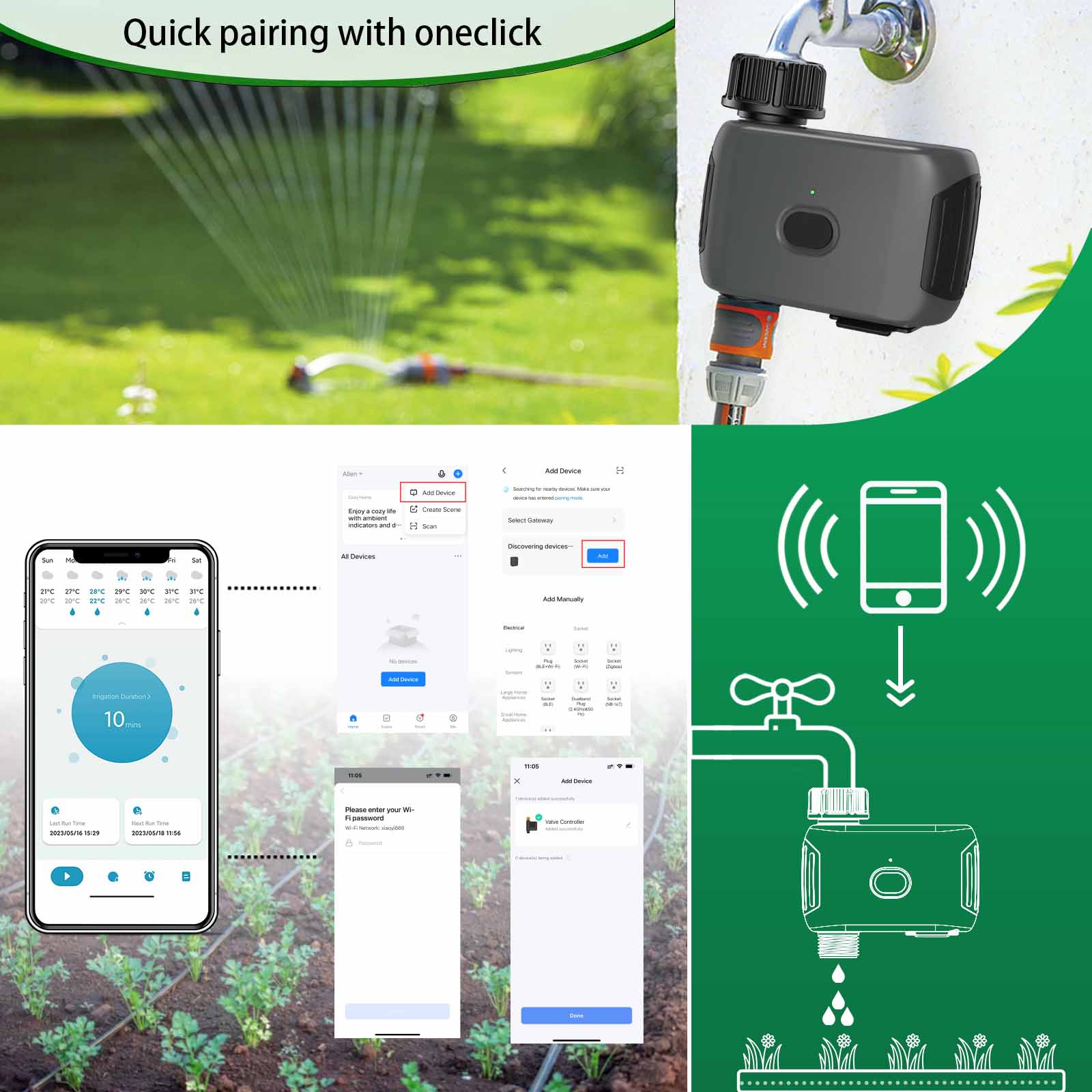 INSOMA otomatik bitki sulama a - Smart Garden Tools incelemesi ve fiyatı