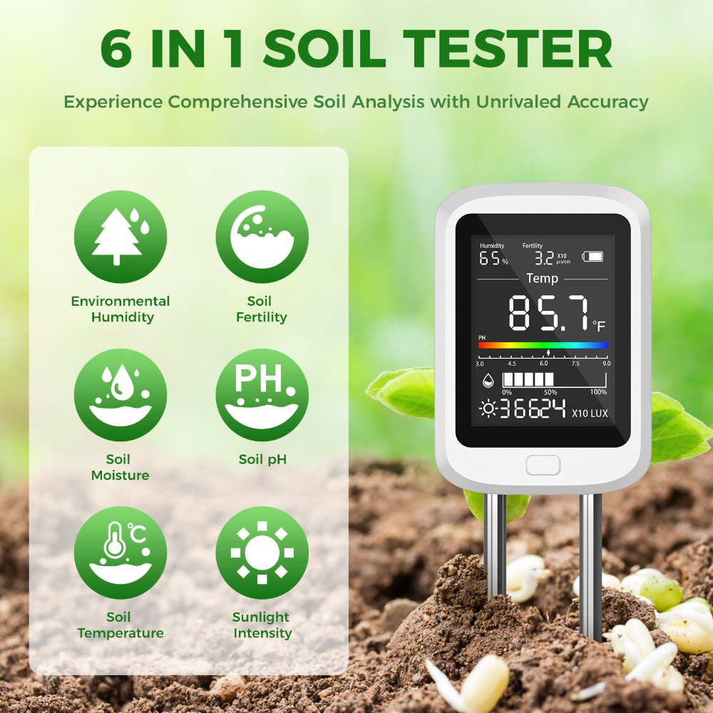 6'sı 1 Arada Toprak Test Kiti  - Soil Test Digital incelemesi ve fiyatı