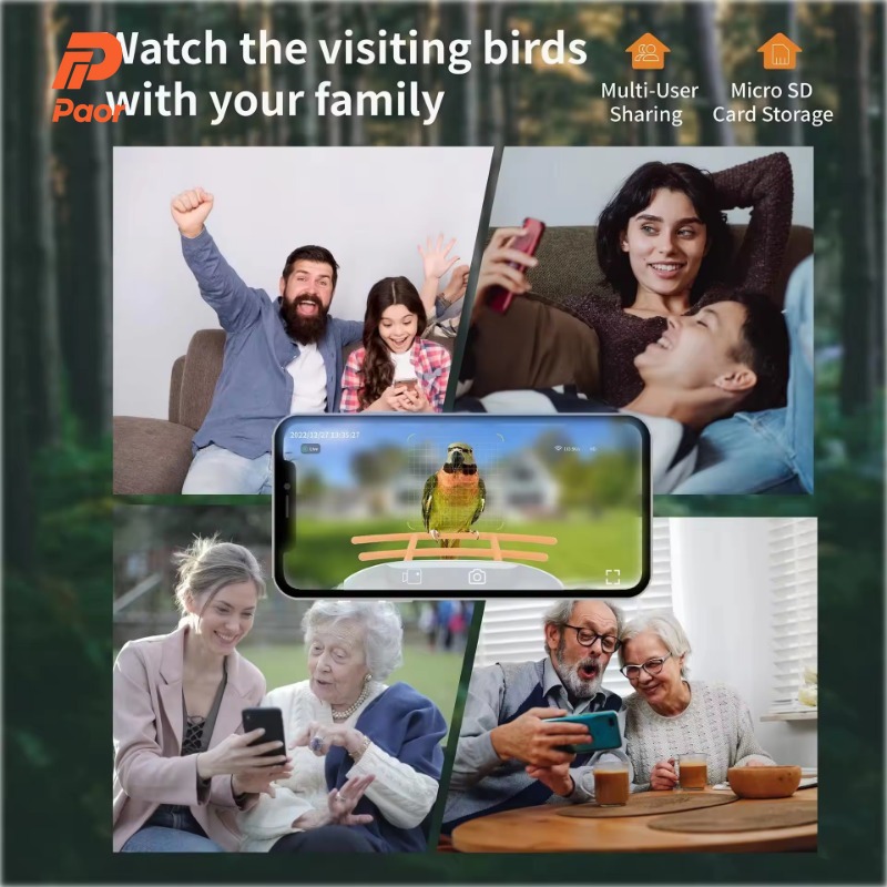 Yeni Açık Hava Güneş Enerjili  - Smart Bird Feeder Camera incelemesi ve fiyatı